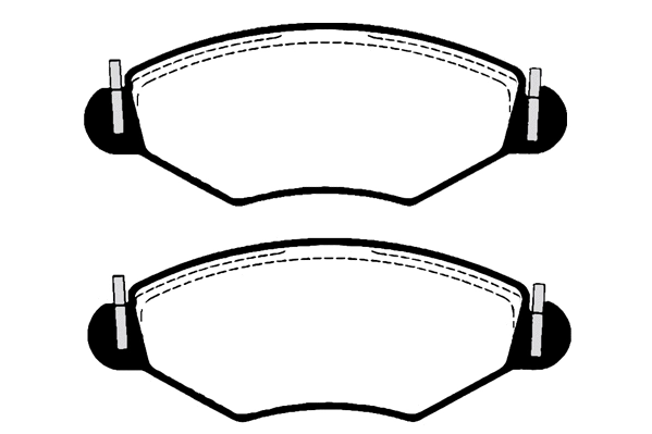 Kit de plaquettes de frein, frein à disque Technika 01183A
