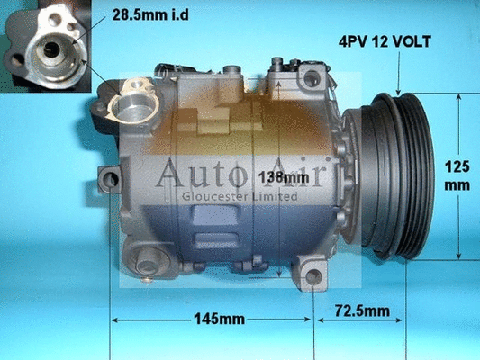 Compresseur, climatisation AUTO AIR GLOUCESTER 14-0318R