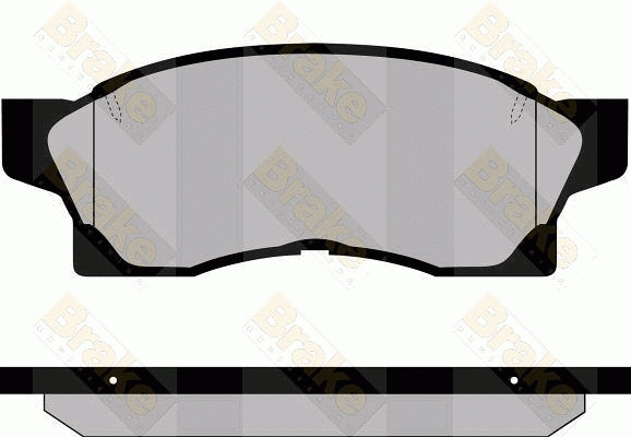 Kit de plaquettes de frein, frein à disque Brake ENGINEERING PA847