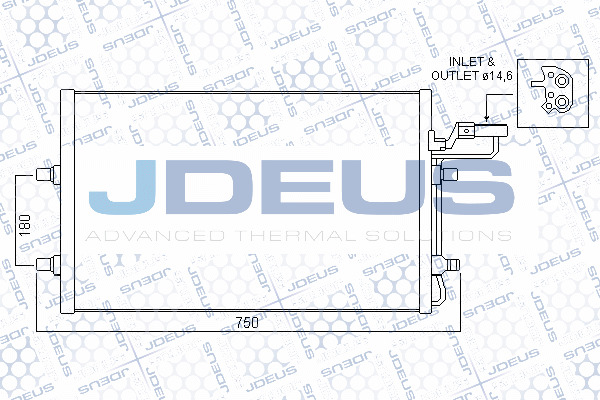 Condenseur, climatisation JDEUS 731M14