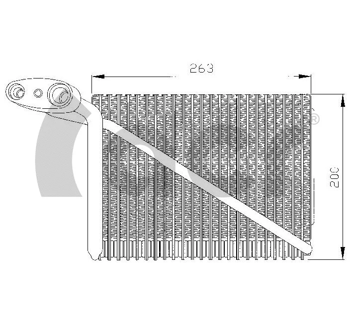 Évaporateur climatisation ACR 310136