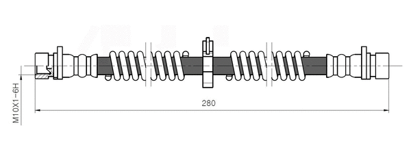 Flexible de frein National NBH6053