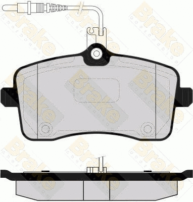 Kit de plaquettes de frein, frein à disque Brake ENGINEERING PA1574