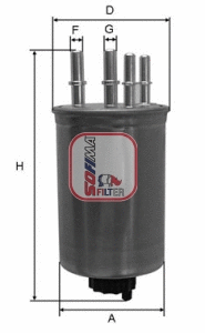 Filtre à carburant SOFIMA S 4130 NR