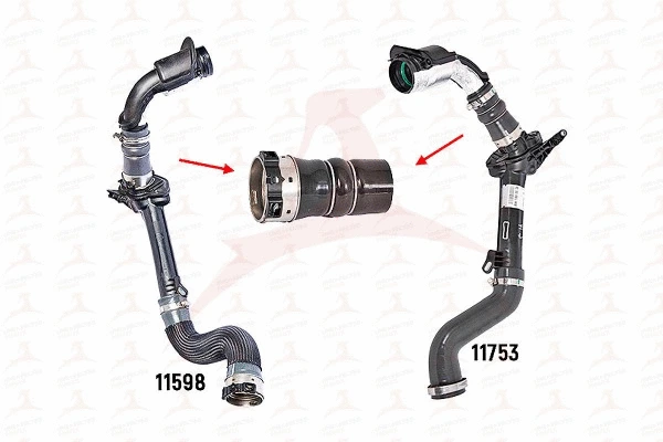 Gaine de suralimentation MEHA AUTOMOTIVE MH52343