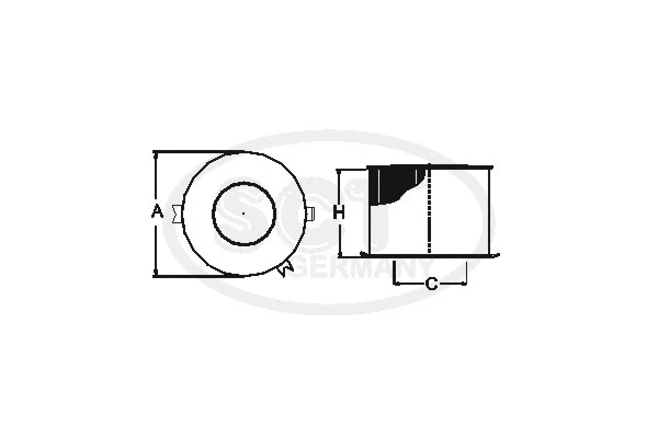 Filtre à air SCT - MANNOL SB 2138