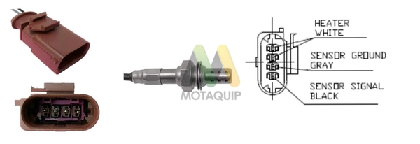 Sonde lambda MOTAQUIP LVOS2035