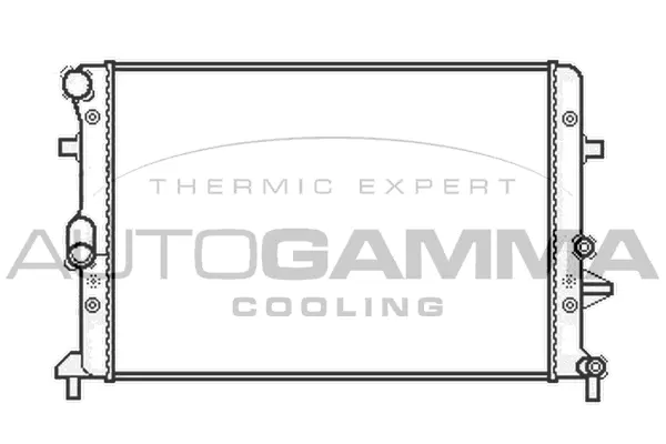 Radiateur, refroidissement du moteur AUTOGAMMA 105583