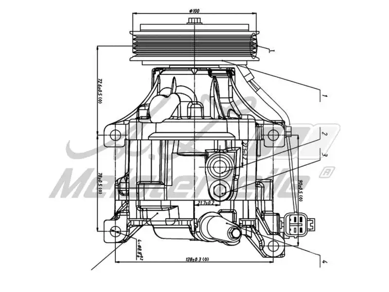 Compresseur, climatisation A.Z. Meisterteile AZMT-45-041-1110