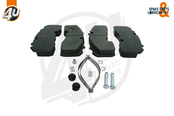 Kit de plaquettes de frein, frein à disque 4U Autoparts 22907BP