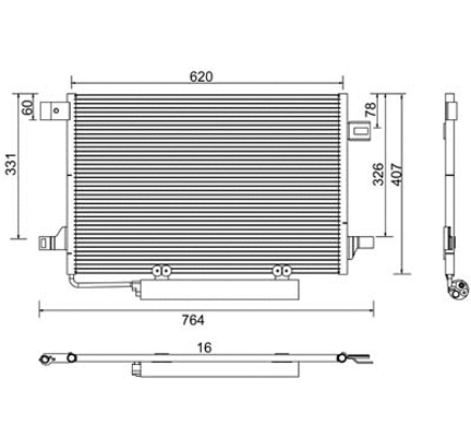 Condenseur, climatisation PowerMax 7110144