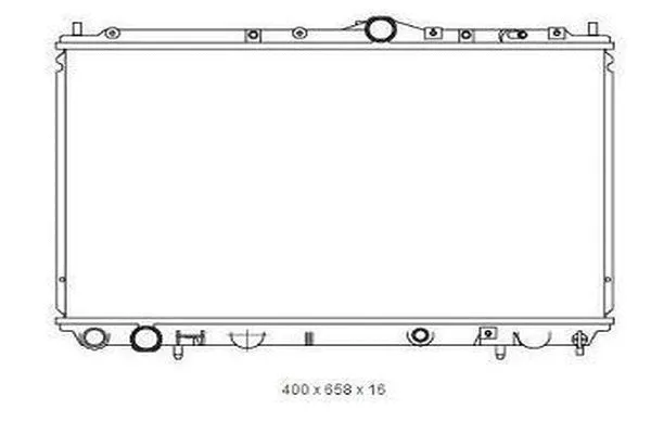 Radiateur, refroidissement du moteur ORDONEZ 2065110