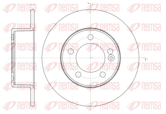 Disque de frein REMSA 61433.00