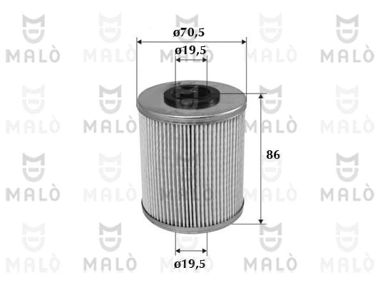 Filtre à carburant AKRON-MALÒ 1520130