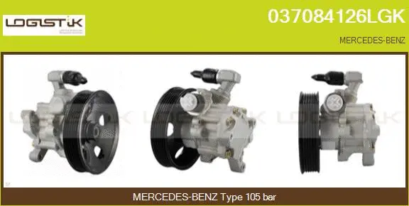 Pompe hydraulique, direction LGK 037084126LGK
