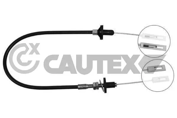 Tirette à câble, commande d'embrayage CAUTEX 762928