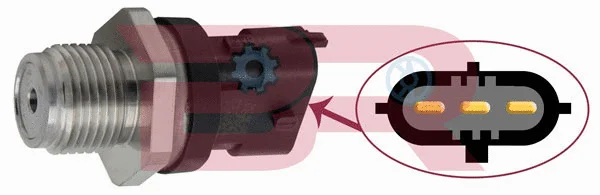 Capteur, pression de carburant BOTTO RICAMBI BREL2372