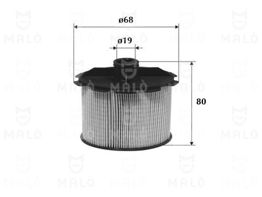 Filtre à carburant AKRON-MALÒ 1520046