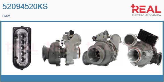Turbocompresseur, suralimentation REAL 52094520KS