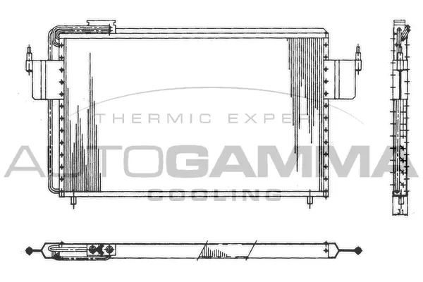 Condenseur, climatisation AUTOGAMMA 101843