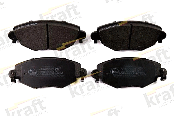 Kit de plaquettes de frein, frein à disque KRAFT AUTOMOTIVE 6002175