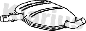 Silencieux central KLARIUS 210286
