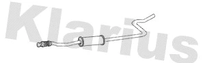 Silencieux central KLARIUS 270891