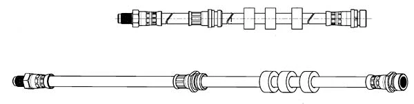 Flexible de frein CEF 514643