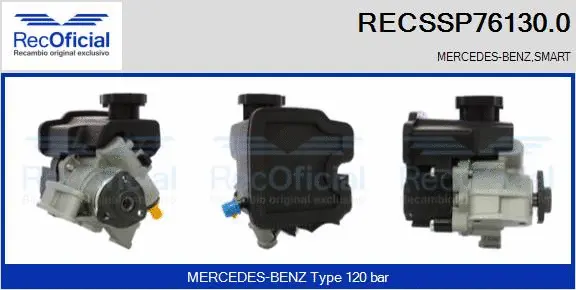 Pompe hydraulique, direction RECOFICIAL RECSSP76130.0