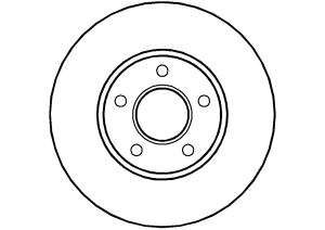 Disque de frein ABTEX BD1073V