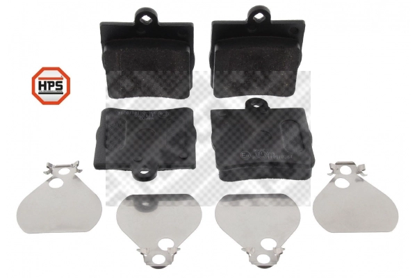 Kit de plaquettes de frein, frein à disque MAPCO 6599HPS