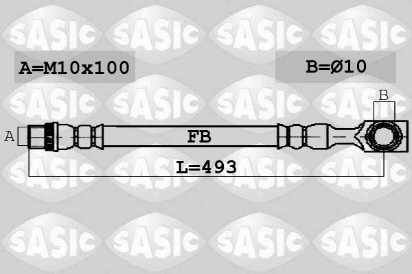 Flexible de frein SASIC 6600035