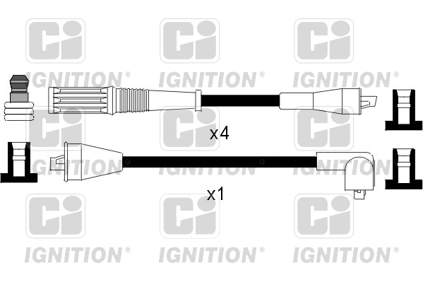 Kit de câbles d'allumage QUINTON HAZELL XC982