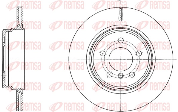Disque de frein REMSA 61649.10