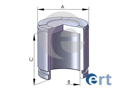 Piston, étrier de frein ERT 150804-C
