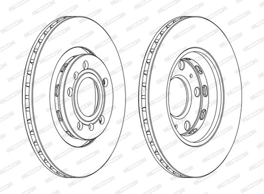 Disque de frein FERODO DDF1526C-D