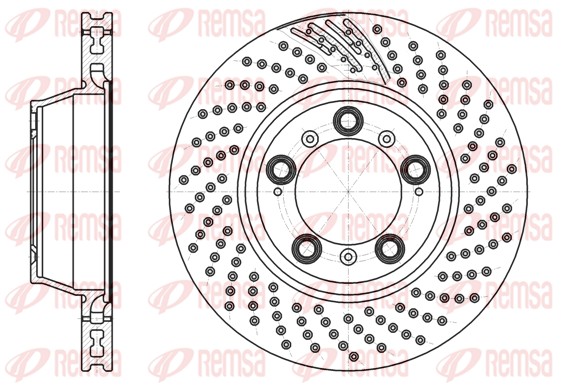 Disque de frein REMSA 61198.11