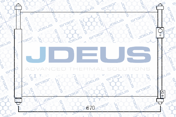 Condenseur, climatisation JDEUS 742M18