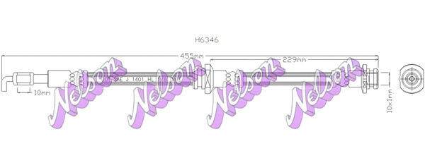 Flexible de frein KAWE H6346