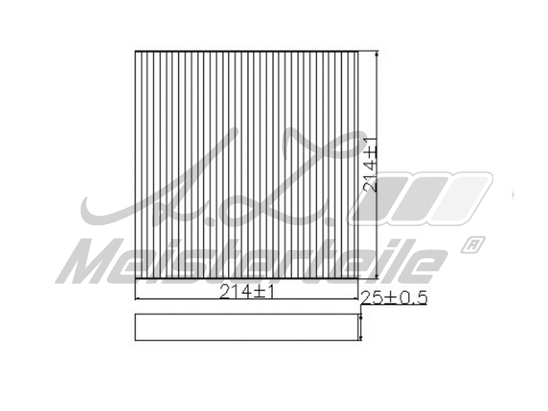 Filtre, air de l'habitacle A.Z. Meisterteile AZMT-41-010-1698