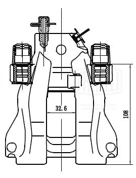 Étrier de frein TRIALLI CF 052305