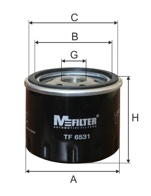 Filtre à huile MFILTER TF 6531