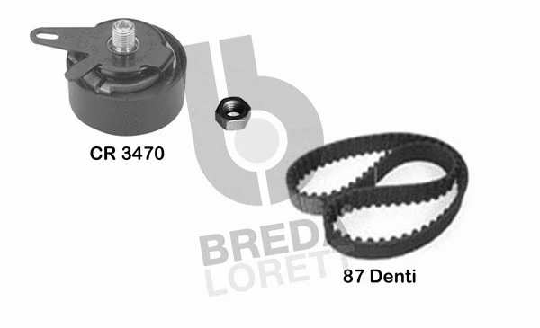 Kit de courroie crantée BREDA LORETT KCD0617