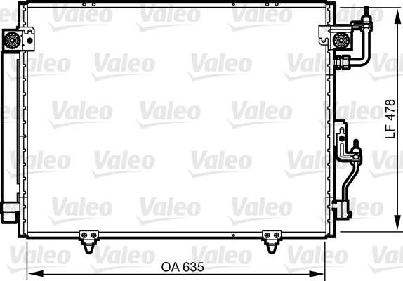 Condenseur, climatisation VALEO 817790