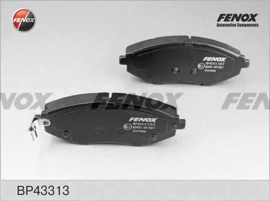 Kit de plaquettes de frein, frein à disque FENOX BP43313