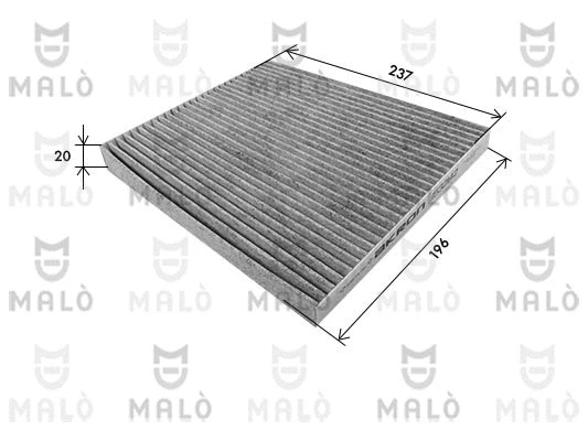 Filtre, air de l'habitacle AKRON-MALÒ 1532142