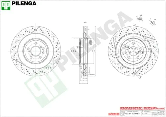 Disque de frein PILENGA V1001