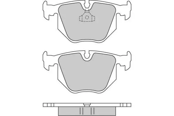 Kit de plaquettes de frein, frein à disque E.T.F. 12-0652