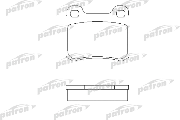 Kit de plaquettes de frein, frein à disque PATRON PBP979