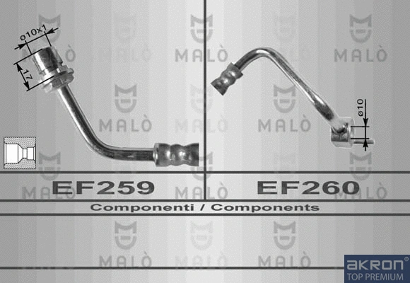 Flexible de frein AKRON-MALÒ 8468